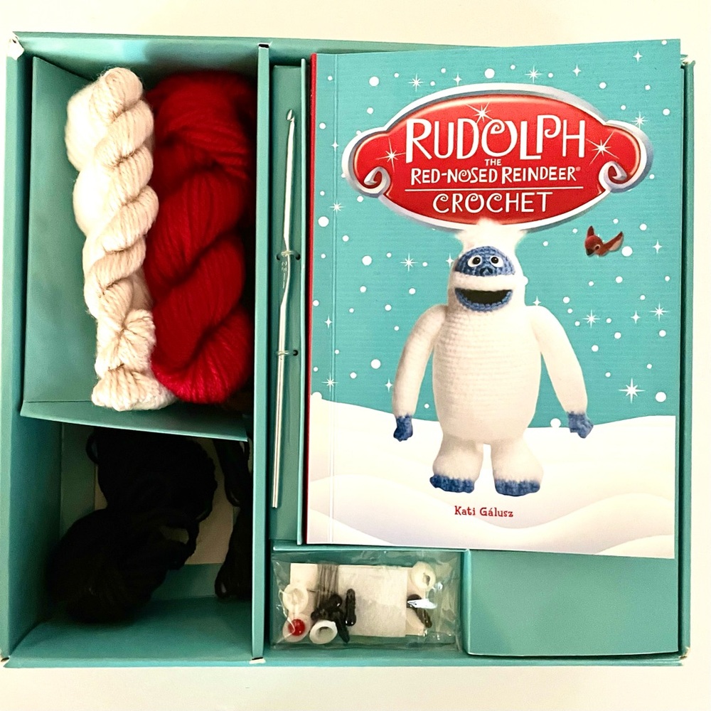 Rudolph the Red-Nosed Reindeer Crochet Kit 12 Projects New in Box - Picture 8 of 17